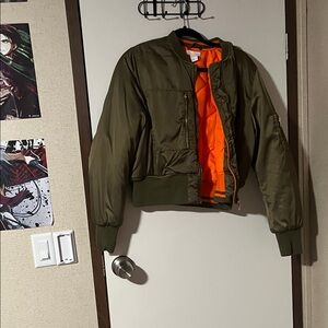 H&M Khaki Bomber Jacket